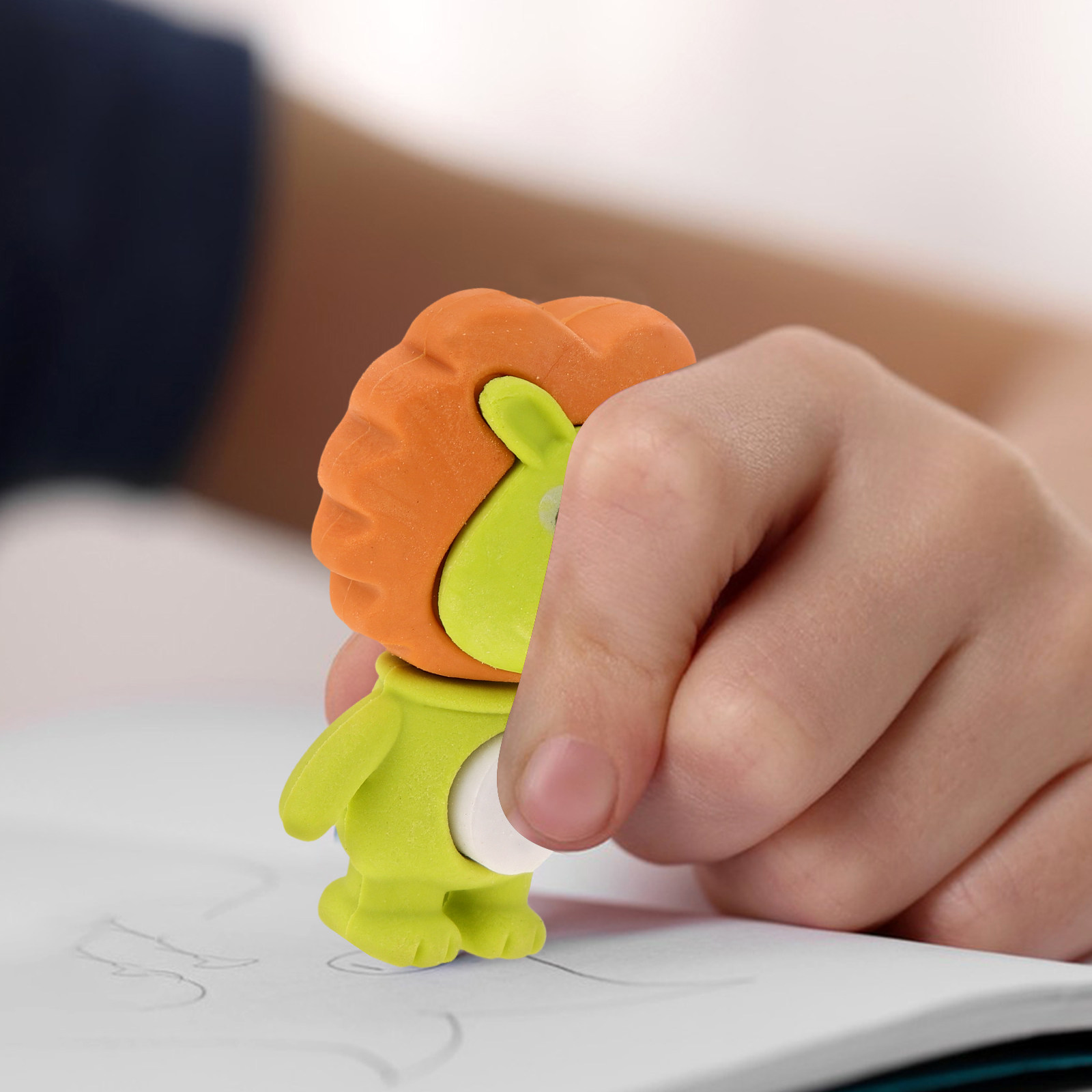 Lion Stationery & Office Supply(Kunshan)Co.Ltd - 18Pcs Small Lion Eraser Lovely 3D
