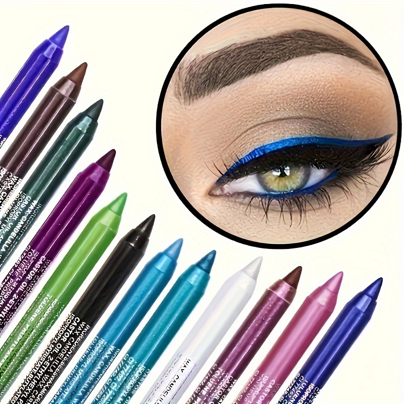 1pcs Waterproof Eyeliner Set w - Highlighter Set Pastel ulasan dan harga
