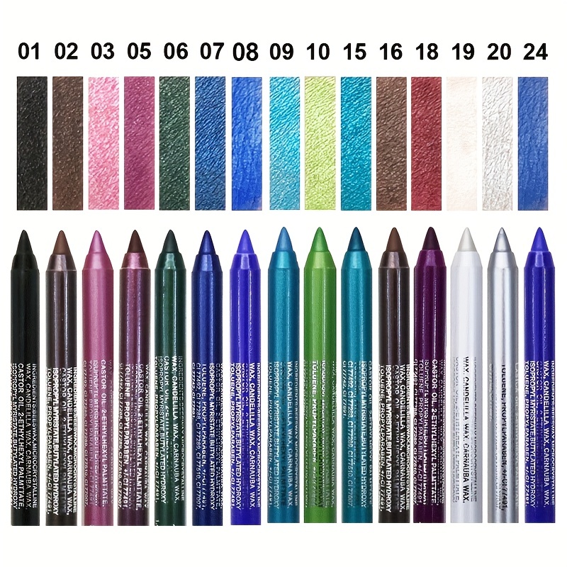 1pcs Waterproof Eyeliner Set w - Highlighter Set Pastel ulasan dan harga