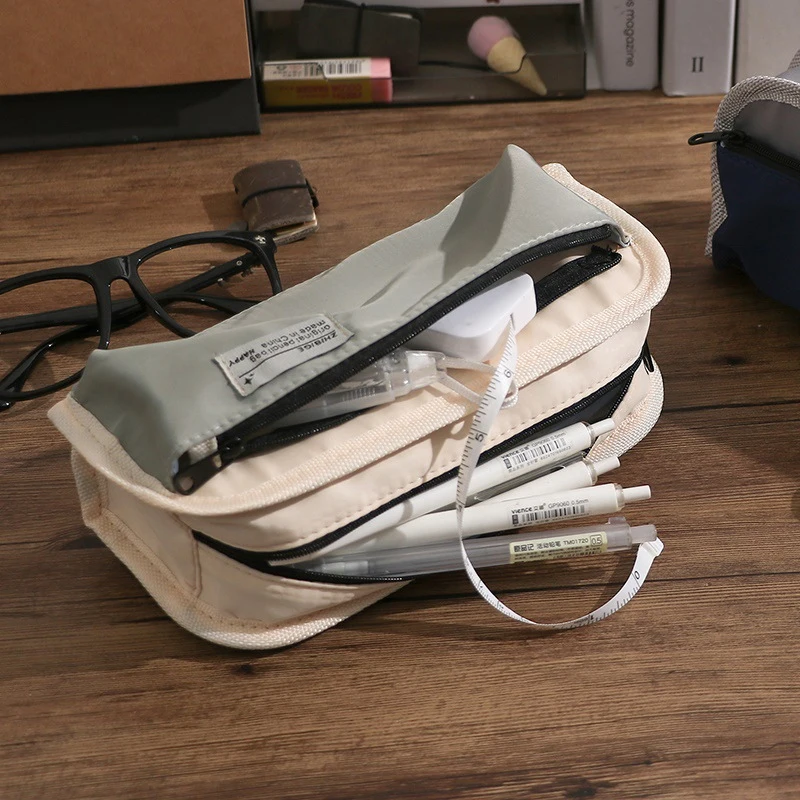 Large Capacity Pencil Case Min - Office Supply Office Stationery Items ulasan dan harga