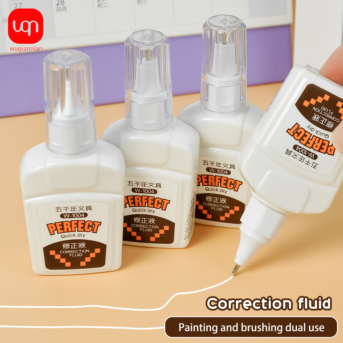 WQN-3/6/12PCS18ml Correction F - Correction Fluid White ulasan dan harga
