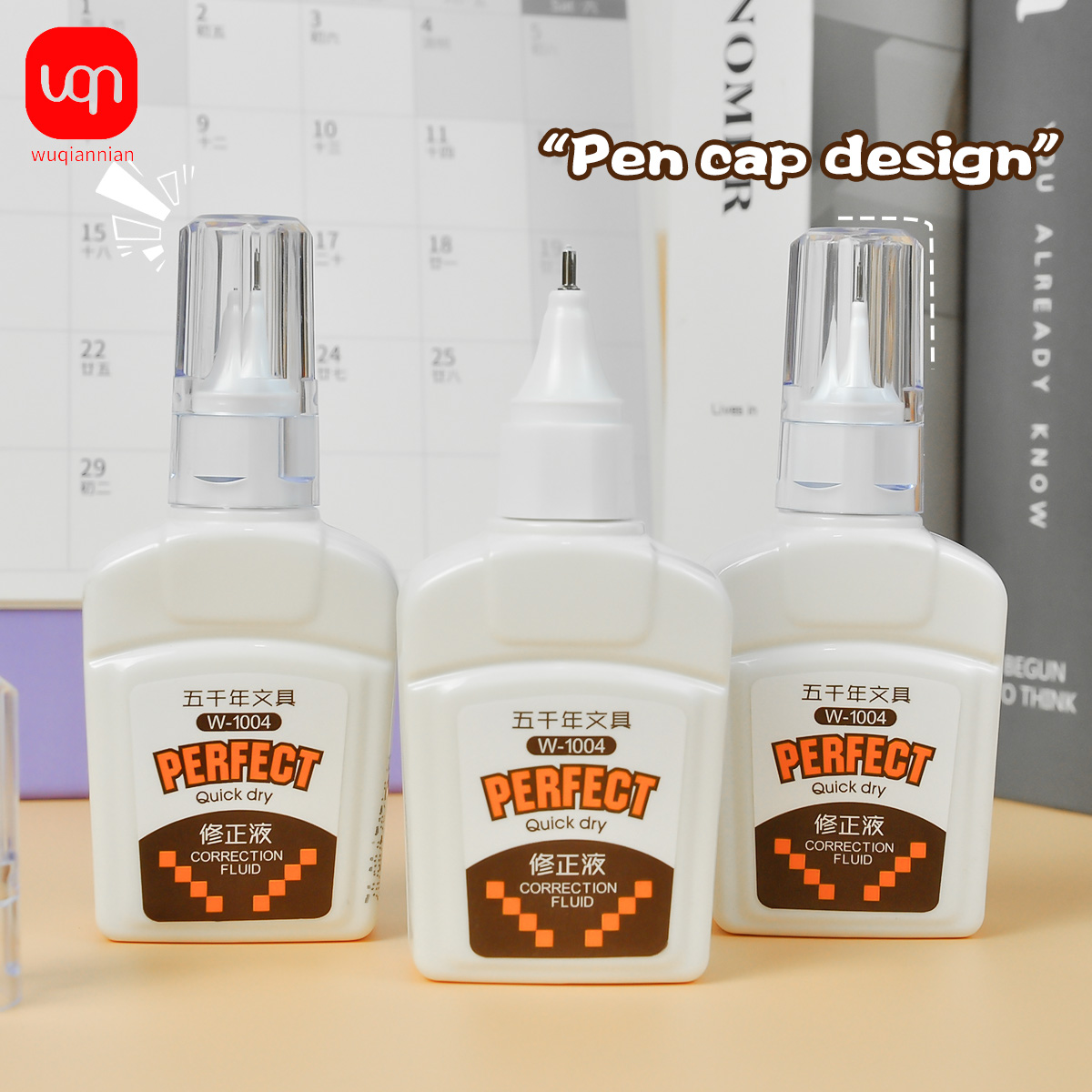 WQN-3/6/12PCS18ml Correction F - Correction Fluid White ulasan dan harga