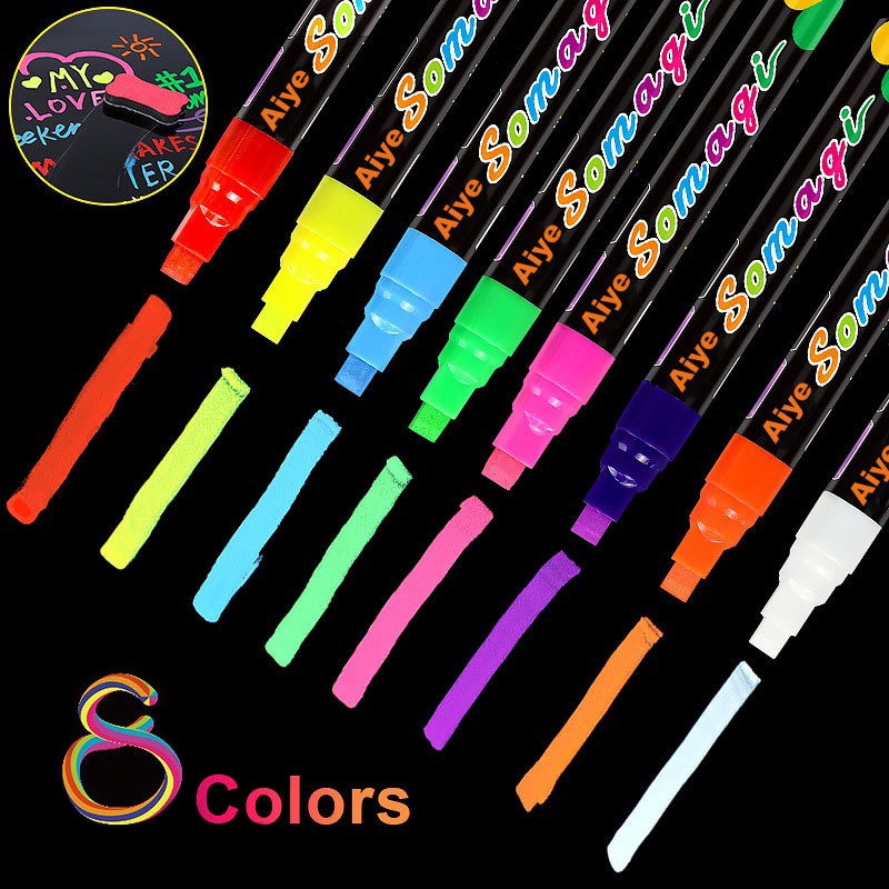 Liquid Erasable Chalk Markers  - Highlighter Set Pastel ulasan dan harga