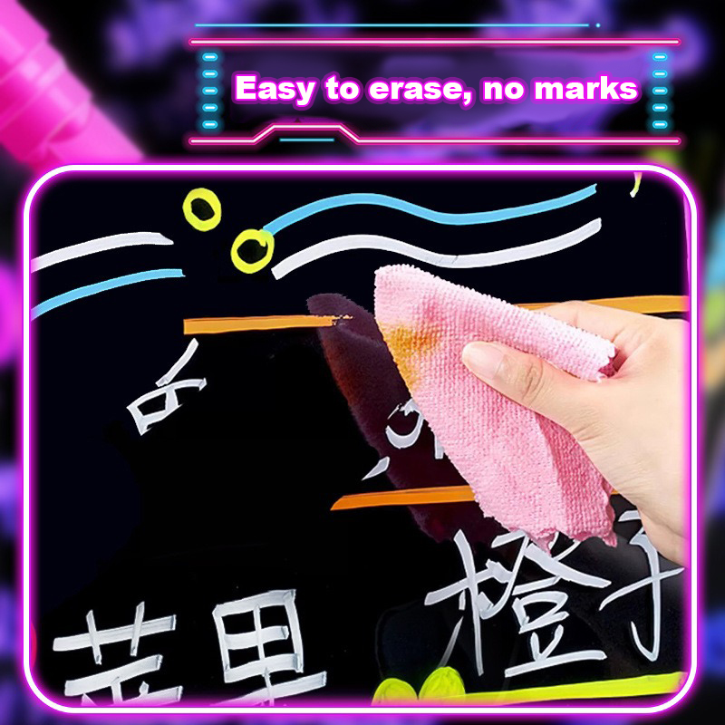 Liquid Erasable Chalk Markers  - Highlighter Set Pastel ulasan dan harga