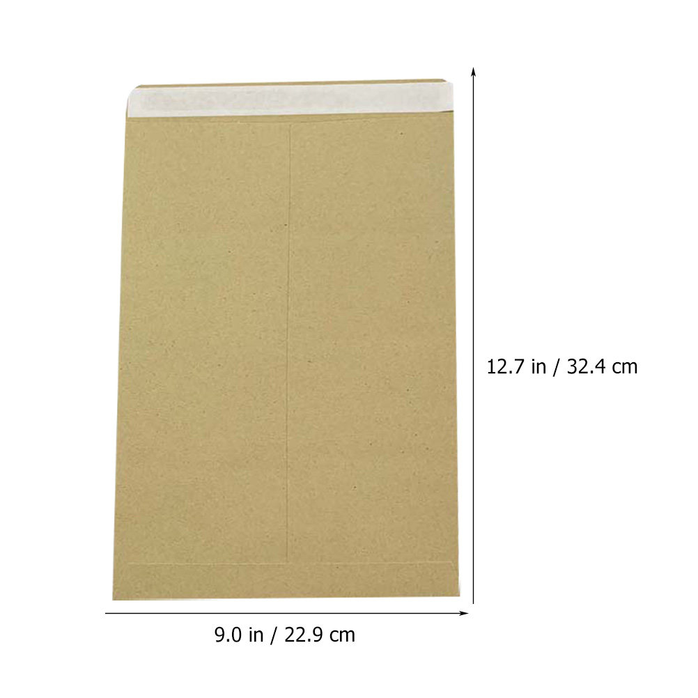 20Pcs Recyclable Kraft Envelop - Letter Envelope Kraft ulasan dan harga