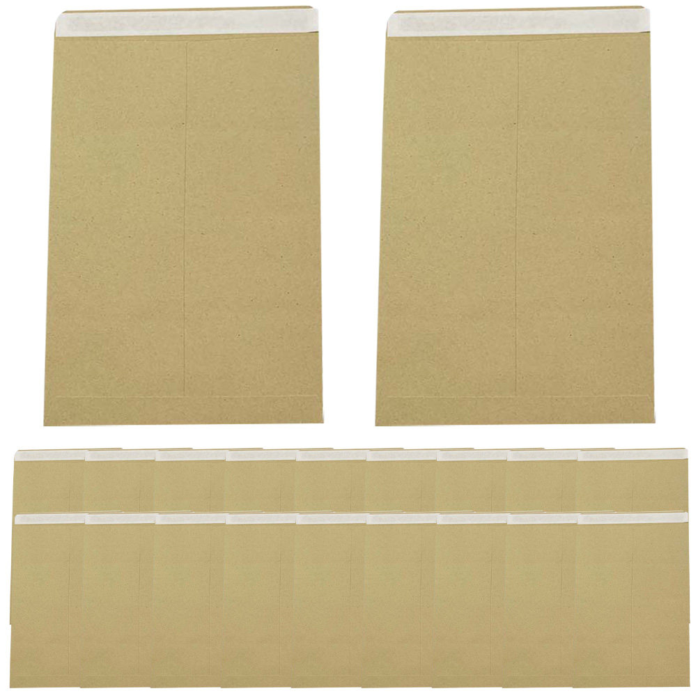 20Pcs Recyclable Kraft Envelop - Letter Envelope Kraft ulasan dan harga