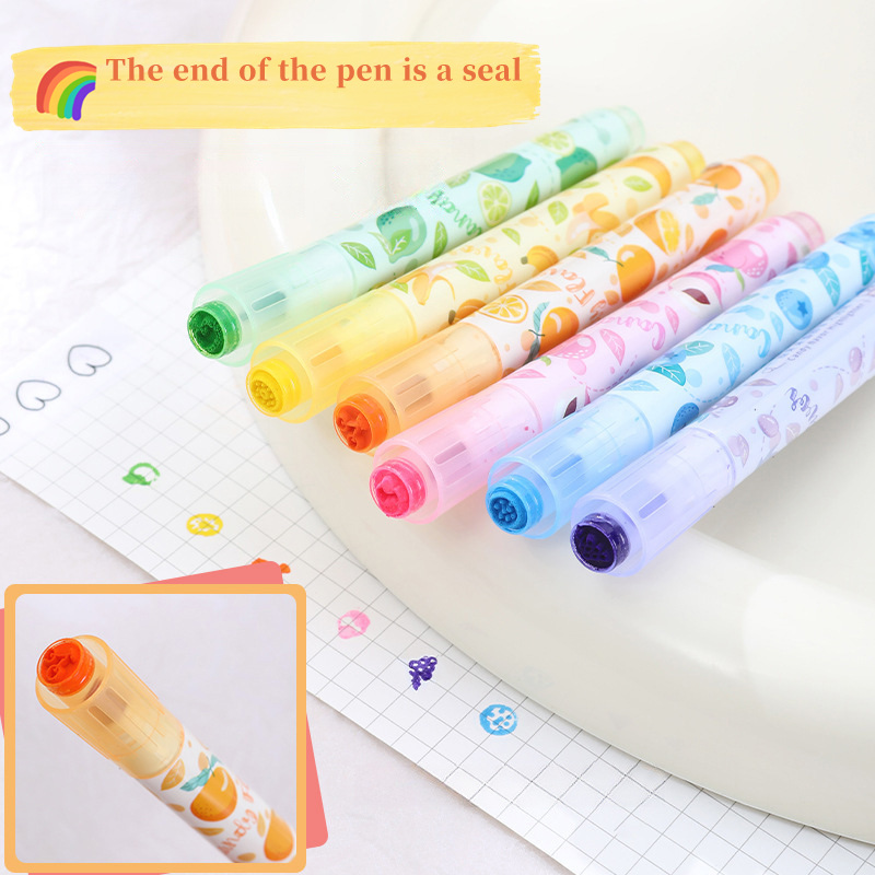 Creative Fruit Scented Highlig - Highlighter Set Pastel ulasan dan harga