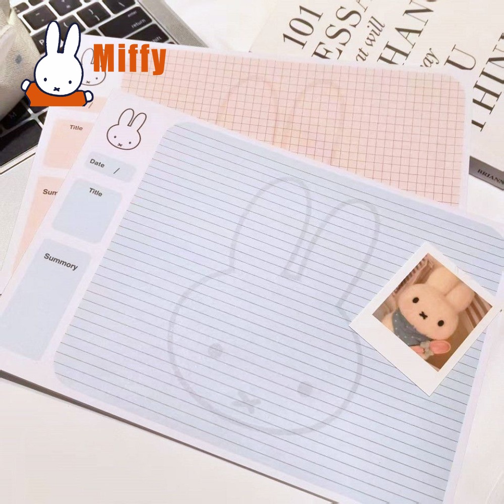 Kawaii Miffy Memo Pad Cute Rab - Office Supply Office Stationery Items ulasan dan harga
