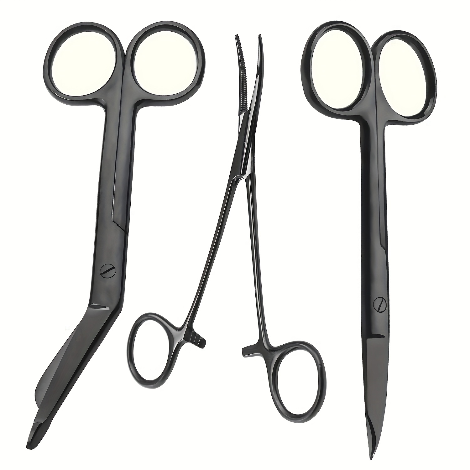3pcs Multicolor Titanium-Coate - Scissors Stainless Craft ulasan dan harga