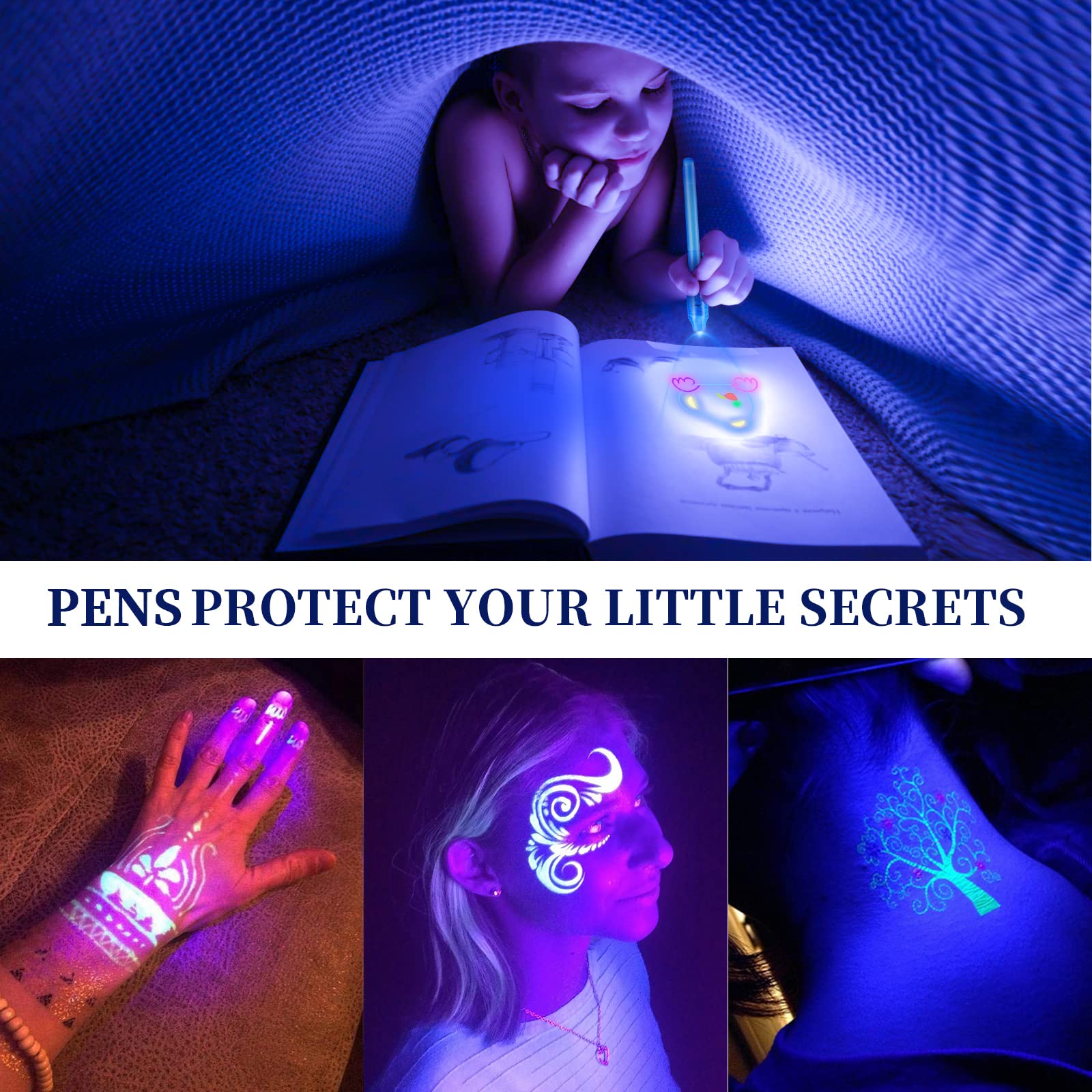 10pcs Invisible Ink Pen Magic  - Highlighter Set Pastel ulasan dan harga