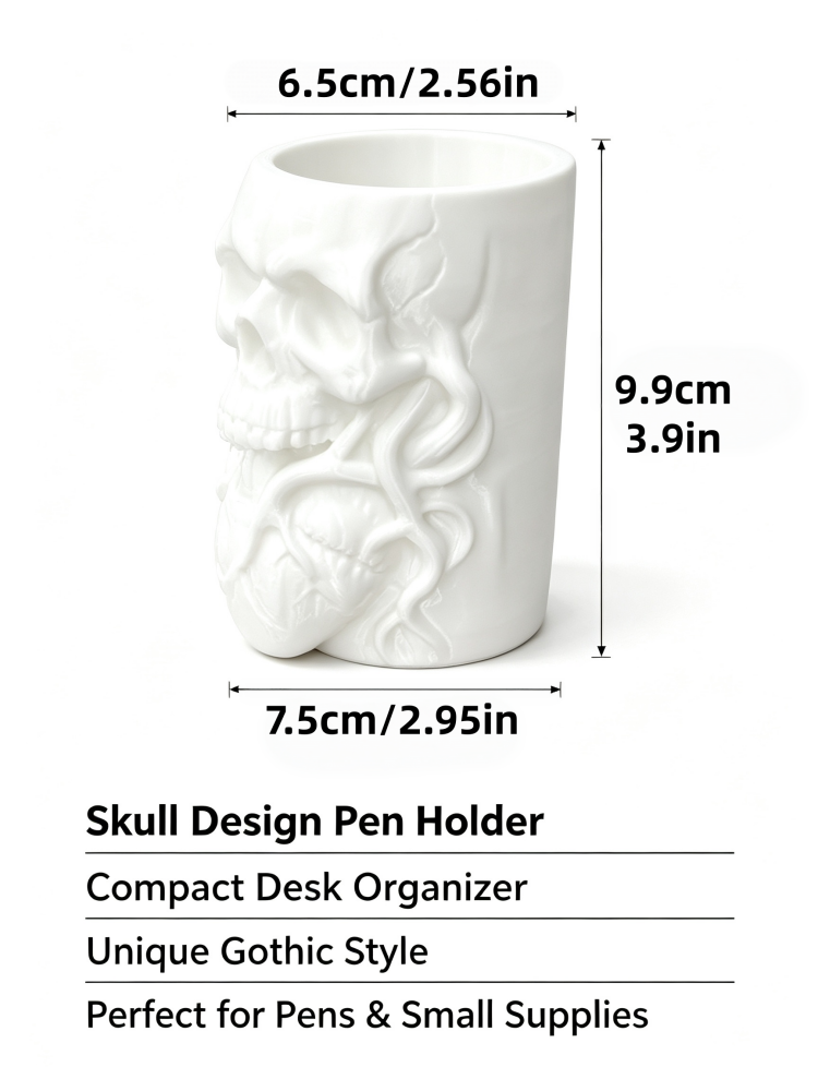Dark Aesthetic Skull Heart Emb - Stationery And Office Supply Stores ulasan dan harga