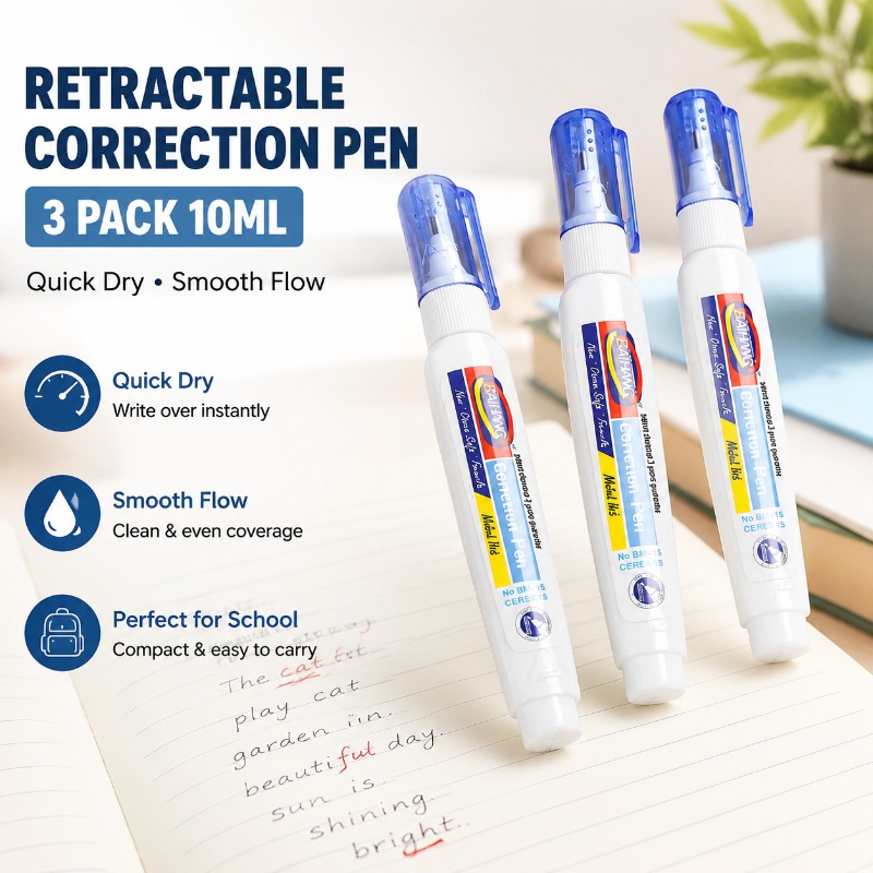 Quick Dry Correction Fluid Whi - Correction Fluid White ulasan dan harga