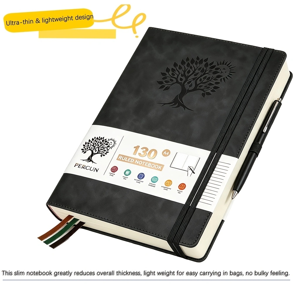 A4 Ruled Hardcover Diary Noteb - Journal Leather Hardcover ulasan dan harga