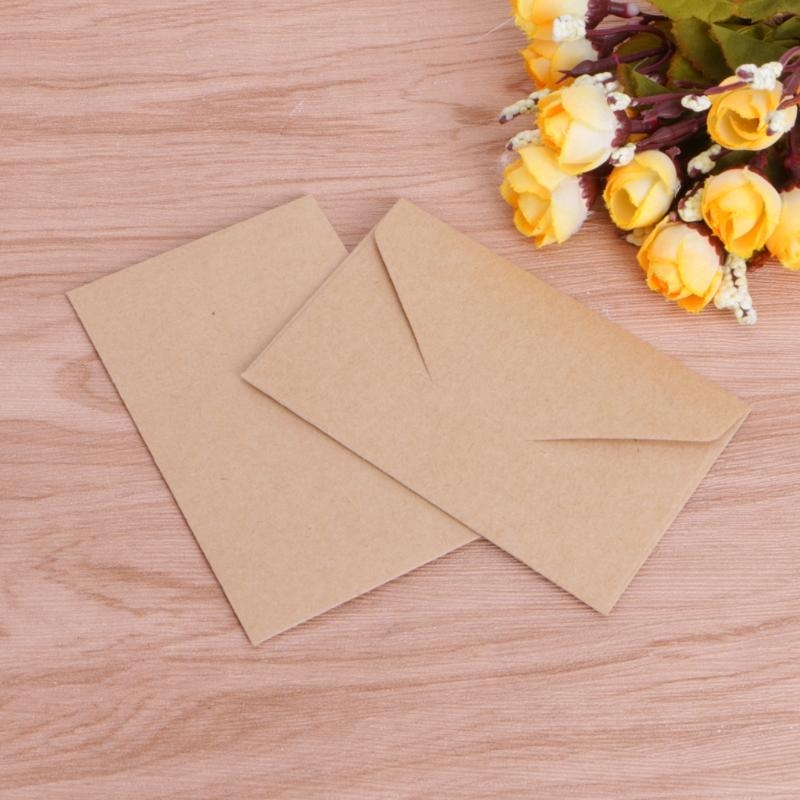  50 Pcs Vintage Envelopes Retr - Letter Envelope Kraft ulasan dan harga