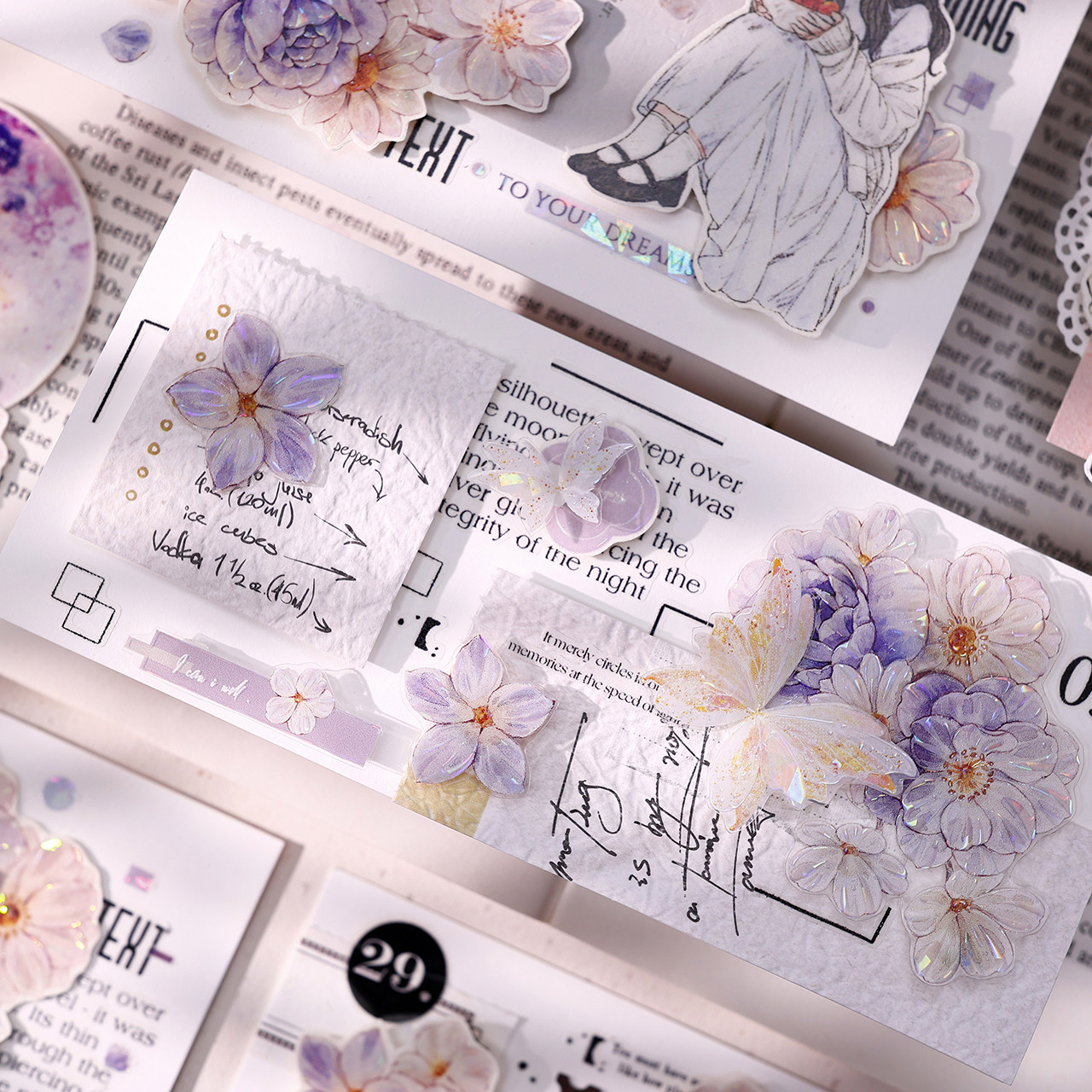 XiaoBaiJia Studio Vintage Pale - Washi Tape Set ulasan dan harga