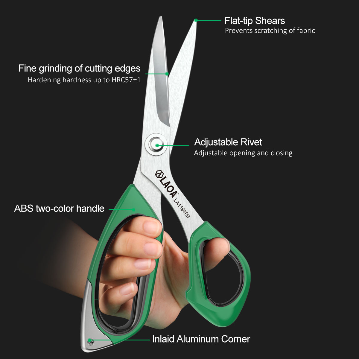 LAOA Stainless Steel Multi-Pur - Scissors Stainless Craft ulasan dan harga