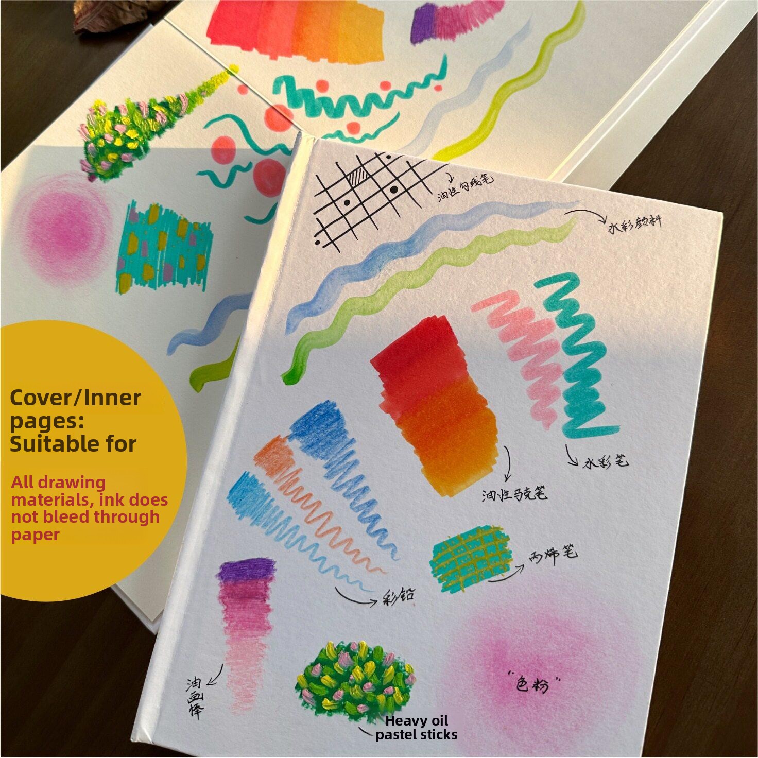 Hand Drawn Hard Cover Accordio - Journal Leather Hardcover ulasan dan harga