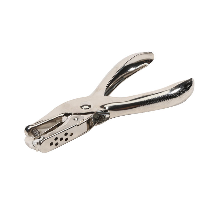 Hand Held Metal Stationery Rou - Paper Punch 3 Hole ulasan dan harga