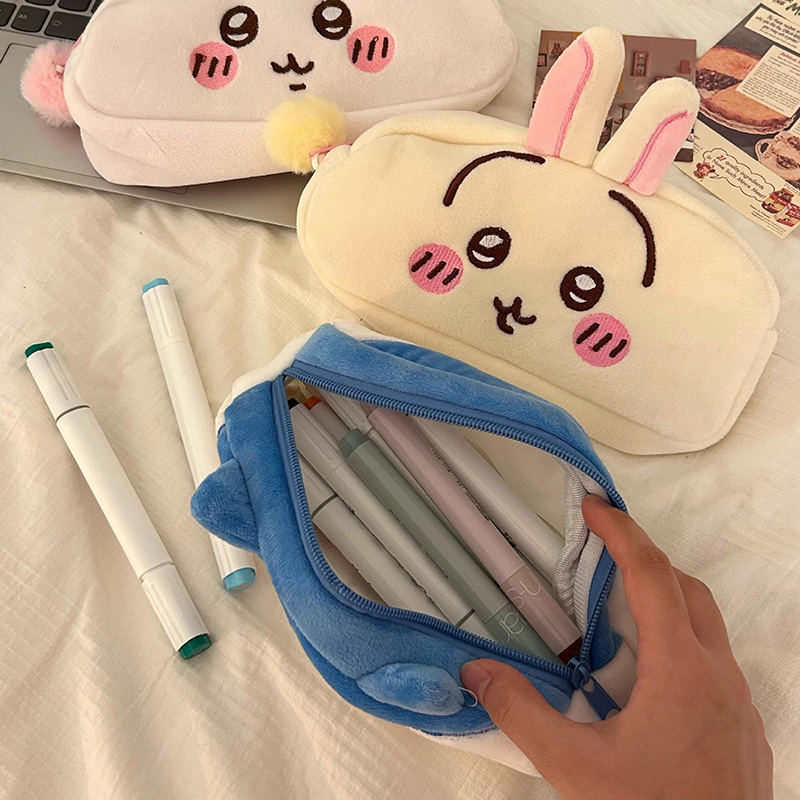 Cartoon Cute Pencil Case Kawai - Office Supply Office Stationery Items ulasan dan harga