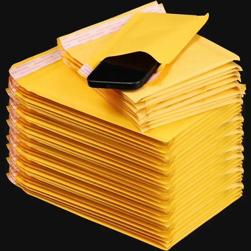 50/10x Kraft Paper Bubble Mail - Letter Envelope Kraft ulasan dan harga